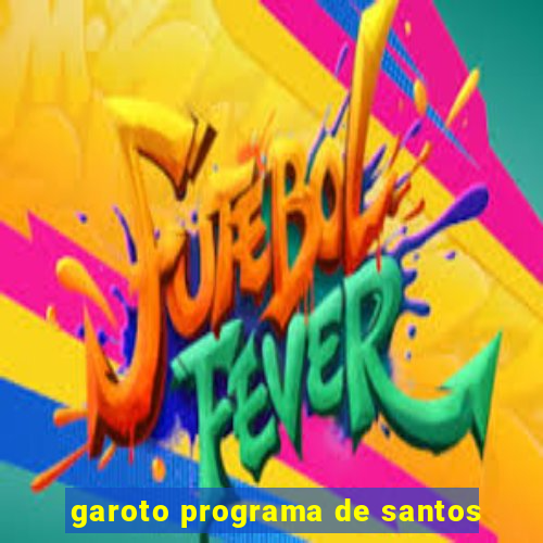 garoto programa de santos